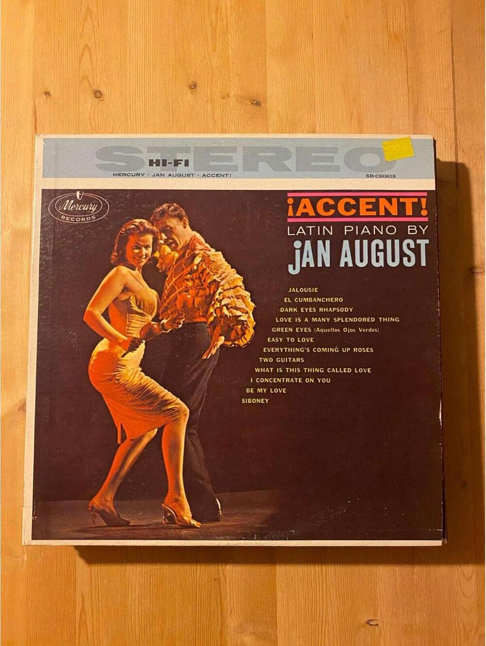 Jan August Accent Latin Pianoo Vintage 33rpm VG+ AB29